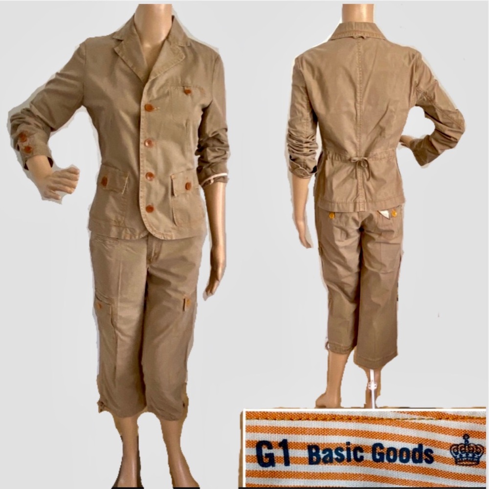 G1 BASIC GOODS 2pc Cropped Jane Day Suit
